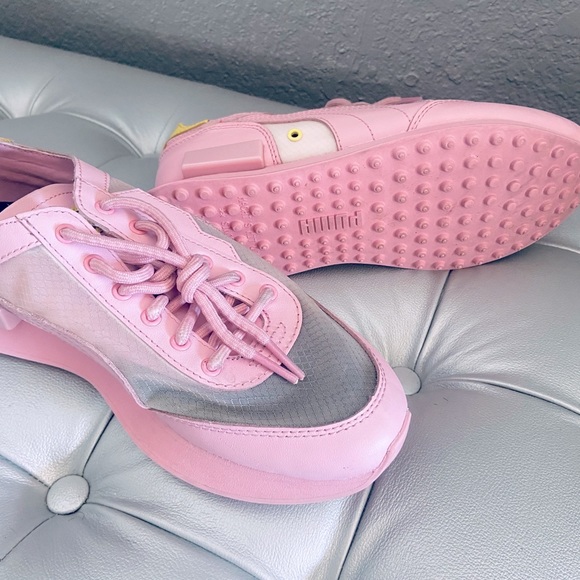 Puma Future Rider X Chinatown Market Pink Sneakers - Picture 11 of 11